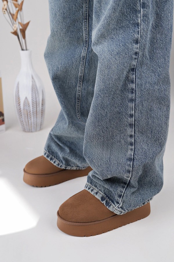 Daxtors Soğuk Geçirmez Kışlık Kadın Bot & Bootie