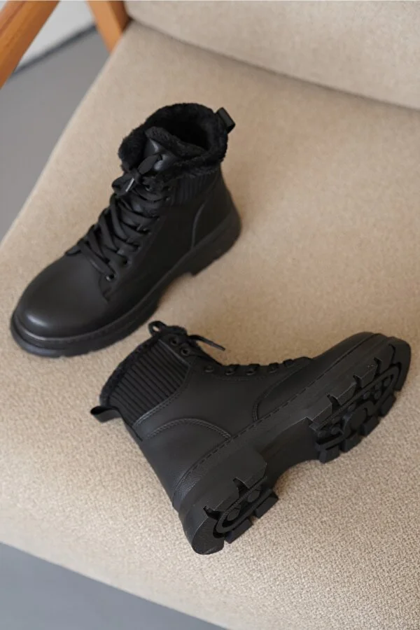 Daxtors Soğuk Geçirmez Kışlık Kadın Bot & Bootie Daxtors Soğuk Geçirmez Kışlık Kadın Bot & Bootie