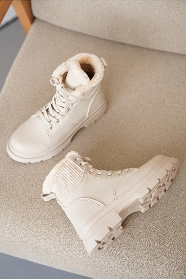 Daxtors Soğuk Geçirmez Kışlık Kadın Bot & Bootie